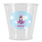 Airplane & Girl Pilot Plastic Shot Glass (Personalized)