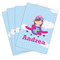 Airplane & Girl Pilot Playing Cards - Hand Back View