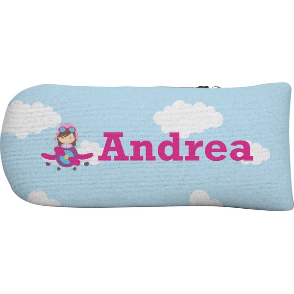 Airplane & Girl Pilot Putter Cover (Front)