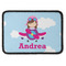 Airplane & Girl Pilot Rectangle Patch