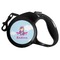 Airplane & Girl Pilot Retractable Dog Leash (Personalized)