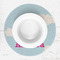 Airplane & Girl Pilot Round Linen Placemats - LIFESTYLE (single)