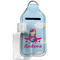 Airplane & Girl Pilot Sanitizer Holder Keychain - Large with Case