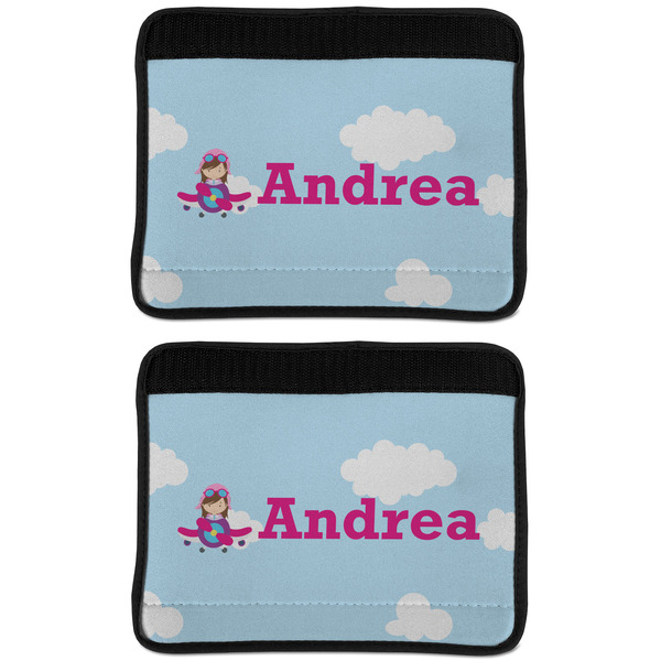 Airplane & Girl Pilot Seat Belt Cover (APPROVAL Update)