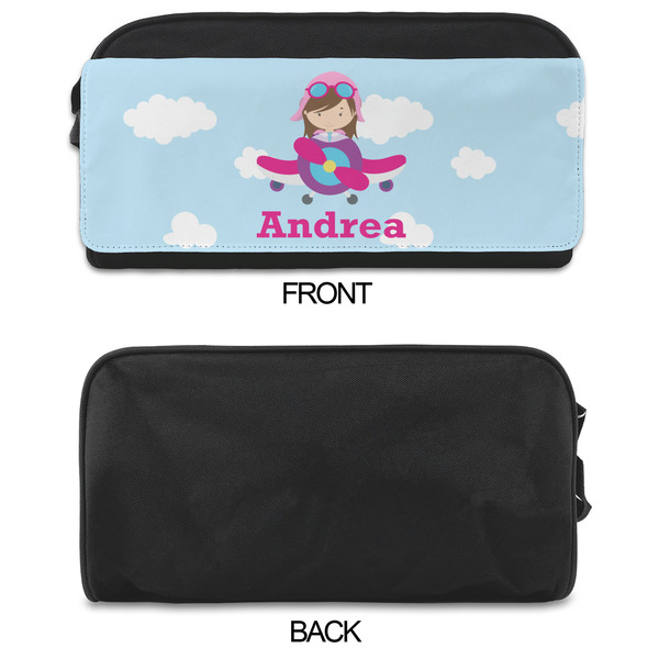 Airplane & Girl Pilot Shoe Bags - APPROVAL