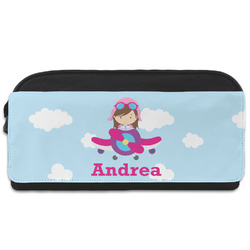Airplane & Girl Pilot Shoe Bag (Personalized)