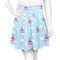 Airplane & Girl Pilot Skater Skirt - Small (Personalized)