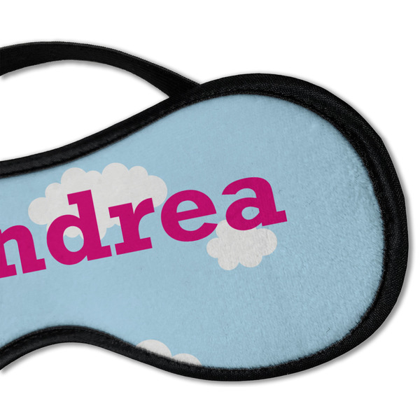 Airplane & Girl Pilot Sleeping Eye Mask - DETAIL Large