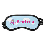 Airplane & Girl Pilot Sleeping Eye Mask - Small (Personalized)