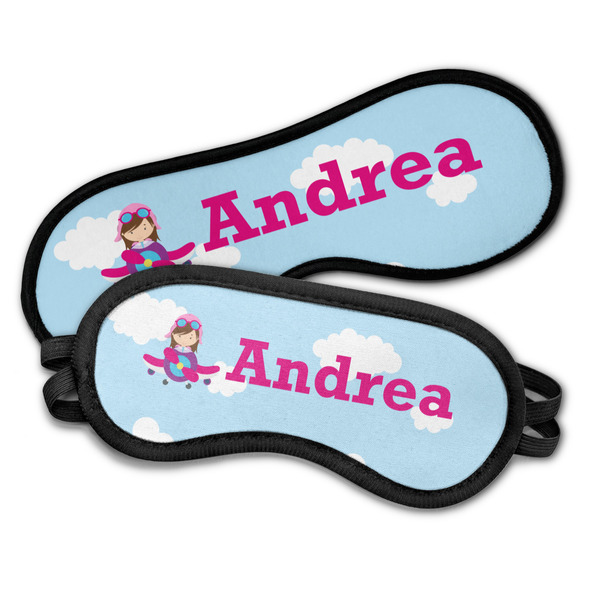 Airplane & Girl Pilot Sleeping Eye Masks - PARENT