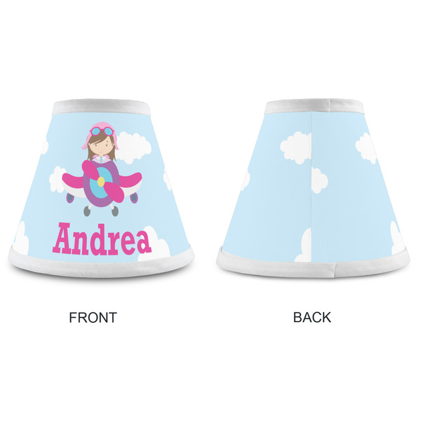 Airplane & Girl Pilot Small Chandelier Lamp - Approval