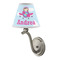 Airplane & Girl Pilot Small Chandelier Lamp - LIFESTYLE (on wall lamp)