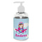 Airplane & Girl Pilot Plastic Soap / Lotion Dispenser (8 oz - Small - White) (Personalized)