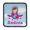 Airplane & Girl Pilot Square Patch