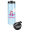 Airplane & Girl Pilot Stainless Steel Skinny Tumbler (Personalized)