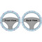 Airplane & Girl Pilot Steering Wheel Cover- Front and Back