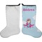 Airplane & Girl Pilot Stocking - Single-Sided - Approval