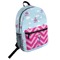 Airplane & Girl Pilot Student Backpack Front