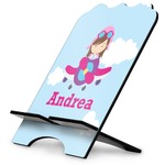 Airplane & Girl Pilot Stylized Tablet Stand (Personalized)