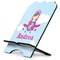 Airplane & Girl Pilot Stylized Tablet Stand - Side View