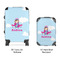 Airplane & Girl Pilot Suitcase Set 4 - APPROVAL