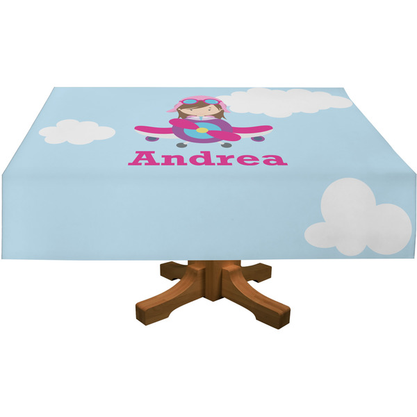 Airplane & Girl Pilot Tablecloths (Personalized)