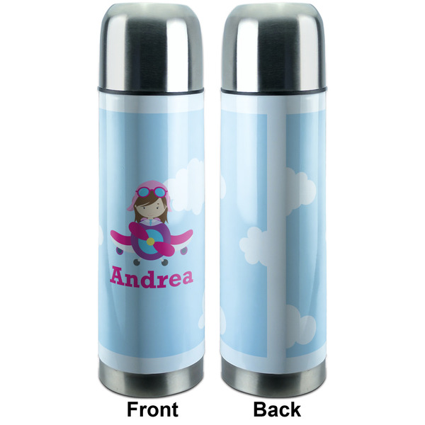 Airplane & Girl Pilot Thermos - Apvl