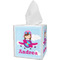 Airplane & Girl Pilot Tissue Box Cover (Personalized)