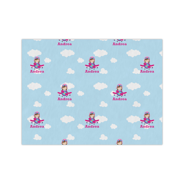 Custom Airplane & Girl Pilot Tissue Paper Sheets - Medium - Heavyweight (Personalized)