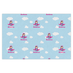 Airplane & Girl Pilot X-Large Tissue Papers Sheets - Heavyweight (Personalized)