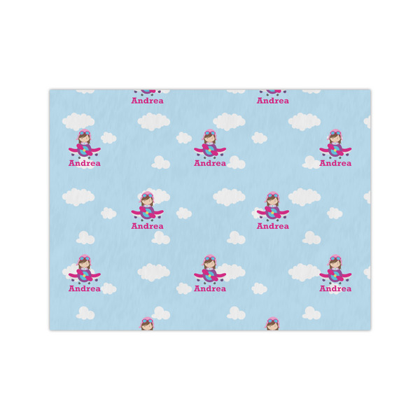 Custom Airplane & Girl Pilot Tissue Paper Sheets - Medium - Lightweight (Personalized)