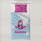 Airplane & Girl Pilot Toddler Bedding w/ Name or Text