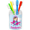 Airplane & Girl Pilot Toothbrush Holder (Personalized)