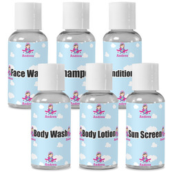 Airplane & Girl Pilot Travel Bottles (Personalized)
