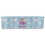 Airplane & Girl Pilot Valance (Personalized)