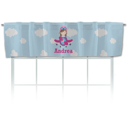 Airplane & Girl Pilot Valance (Personalized)