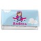 Airplane & Girl Pilot Vinyl Check Book Cover - Front