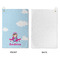 Airplane & Girl Pilot Waffle Weave Golf Towel - Approval
