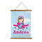Airplane & Girl Pilot Wall Hanging Tapestry - Portrait - MAIN
