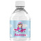 Airplane & Girl Pilot Water Bottle Labels - Custom Sized (Personalized)