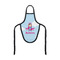 Airplane & Girl Pilot Wine Bottle Apron - FRONT/APPROVAL
