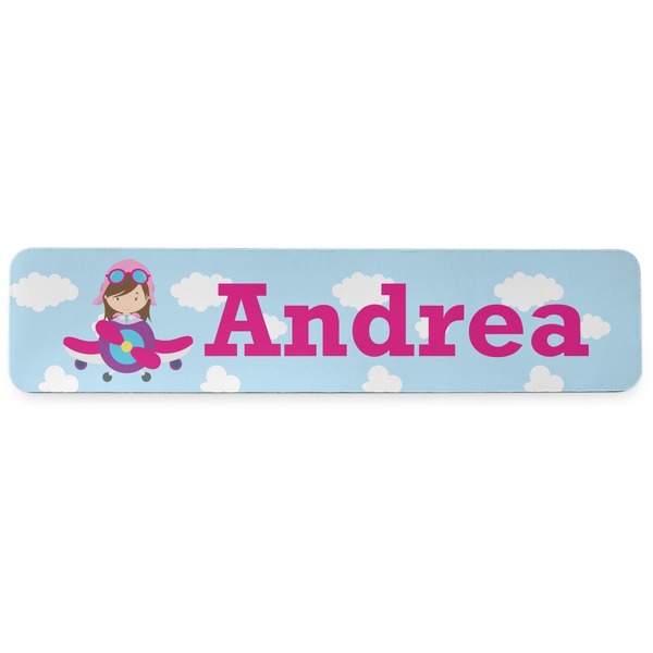 Airplane & Girl Pilot Wrist Rest - Apvl