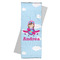 Airplane & Girl Pilot Yoga Mat Towel (Personalized)