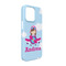 Airplane & Girl Pilot iPhone 13 Case - Angle