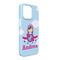 Airplane & Girl Pilot iPhone 13 Pro Max Case -  Angle