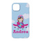 Airplane & Girl Pilot iPhone 14 Case - Back
