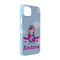 Airplane & Girl Pilot iPhone 14 Pro Case - Angle
