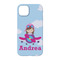 Airplane & Girl Pilot iPhone 14 Pro Case - Back