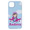 Airplane & Girl Pilot iPhone 14 Pro Max Case - Back