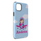 Airplane & Girl Pilot iPhone 14 Pro Max Tough Case - Angle